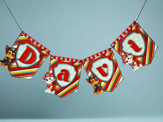 Boy Paw Patrol Banner